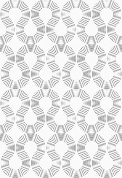 Ondes grises éclos minces — Image vectorielle
