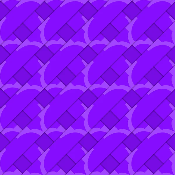 Retro 3D purple stripes crossed — Stock Vector