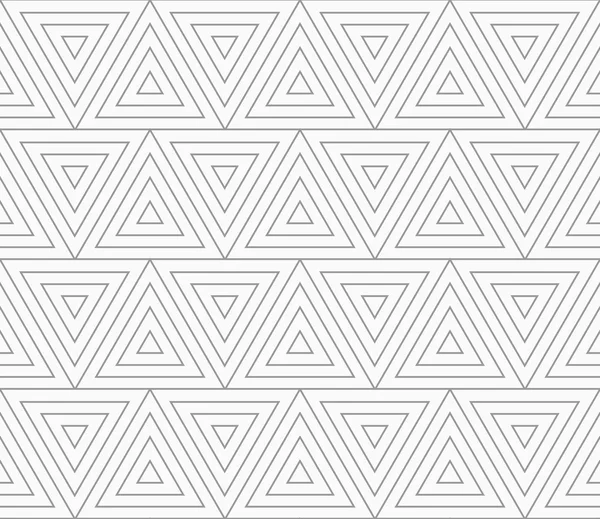 Triangles gris mince avec décalage — Image vectorielle
