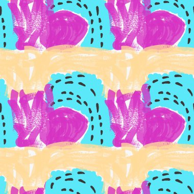 Siyah tireli soyut işaretleyici vuruşları