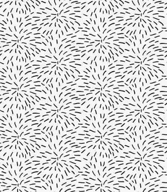 Siyah marker basit havai fişek çizilmiş