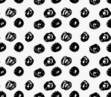 Siyah marker büyük karalama nokta