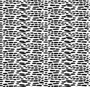 Siyah marker düzensiz noktalar