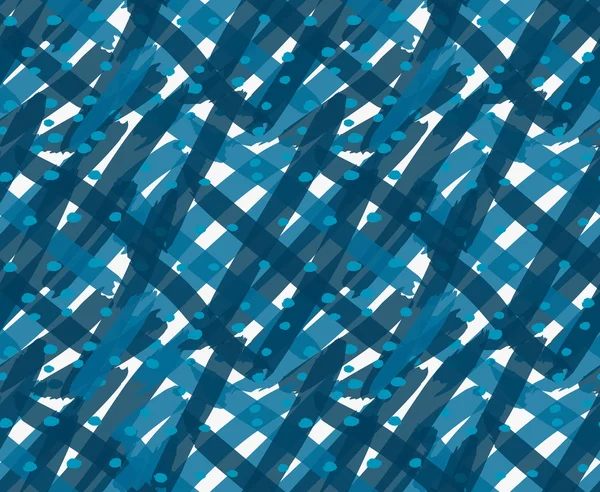 Artistieke kleur geborsteld blauw verf textuur — Stockvector