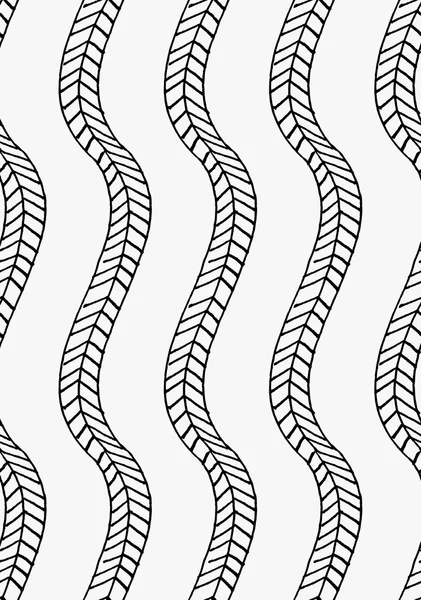 Marcador negro trenzas verticales — Vector de stock