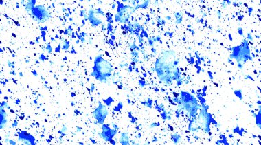 mavi mürekkep lekesi