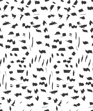 Beyaz üzerine mürekkepli lekeler