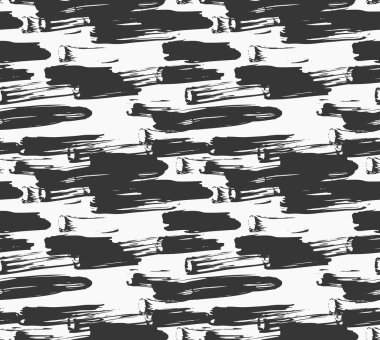 Beyaz üzerine kaba fırça darbeleri