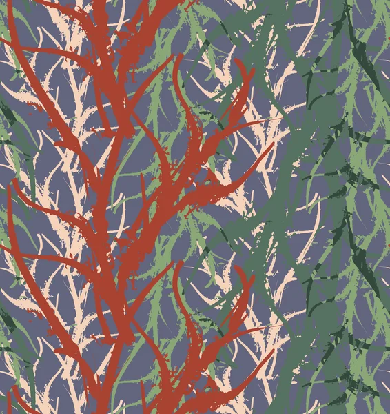 Кельпський ліс абстрактні грубі водорості — стоковий вектор