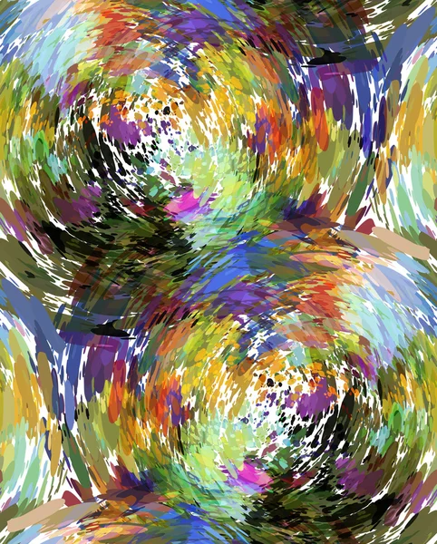 Wirbelnde farbige Kreise bunt — Stockvektor