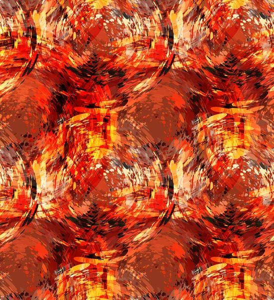 Wervelende gekleurde cirkels met sinaasappel — Stockvector
