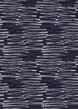 Karalanmış koyu renklerde mürekkepli konturlar