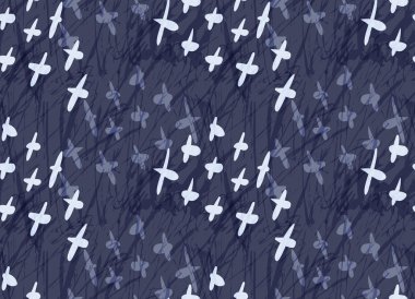 Mavi tonları haçlar ile yumurtadan marker