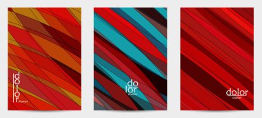 Fütürist çok renkli tel çerçeve geometrik şekilli soyut vektör uçuş şablonu. Üç boyutlu dijital bilim modeli konsepti. Web teknolojisi kapak tasarımı. Dalgalı çizgiler ve ızgara dokusu.