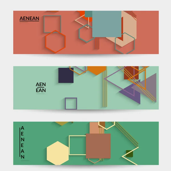 Astratto Retro Sfondo Colorato Metà Secolo Design Moderno Dei Materiali — Vettoriale Stock