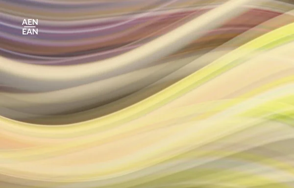 要旨明るい波状の壁紙 ぼやけた動き光の効果のカラフルな流体波 未来技術コンピュータデータ通信の概念 ネオンレイの輝きの質感 — ストックベクタ