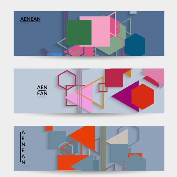 Astratto Retro Sfondo Colorato Metà Secolo Design Moderno Dei Materiali — Vettoriale Stock