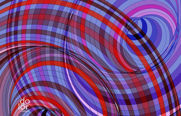 Абстрактний Векторний Шаблон Футуристичними Різнокольоровими Каркасними Геометричними Фігурами Концепція Сітки — стоковий вектор