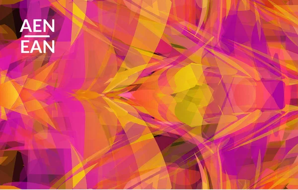 Textura Vidrio Roto Multicolor Abstracto Las Partículas Nítidas Superpuestas Transparentes — Vector de stock