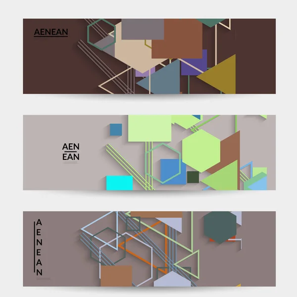 Astratto Retro Sfondo Colorato Metà Secolo Design Moderno Dei Materiali — Vettoriale Stock