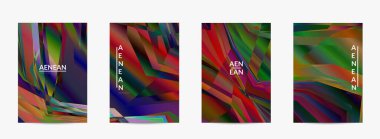 Soyut vektör uçuş şablonu. Çapraz geometrik renkli desen. Mikroskobik görüş kristal yapısında polarize ışık. Dinamik bilgisayar filtrelenmiş çok renkli sanatsal arkaplan.