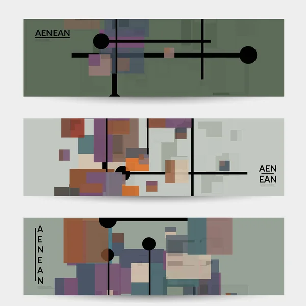 Abstrakte Geometrische Textur Mitte Des Jahrhunderts Modernes Design Mit Geometrischen — Stockvektor