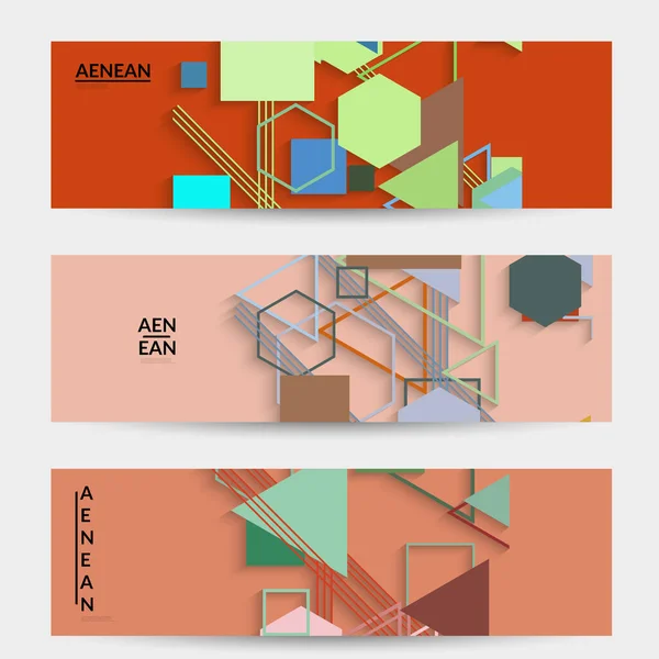 Abstraktní Retro Barevné Pozadí Poloviny Století Moderní Konstrukce Materiálu Překrývajícími — Stockový vektor
