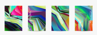 Soyut vektör uçuş şablonu. Çapraz geometrik renkli desen. Mikroskobik görüş kristal yapısında polarize ışık. Dinamik bilgisayar filtrelenmiş çok renkli sanatsal arkaplan.