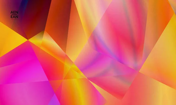 Fondo Poligonal Irregular Abstracto Gradiente Multicolor Luz Reflejada Cristal Estructura — Vector de stock