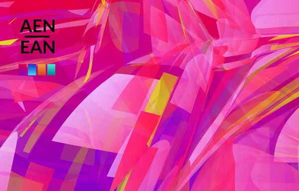 Textura Vidrio Roto Multicolor Abstracto Las Partículas Nítidas Superpuestas Transparentes — Archivo Imágenes Vectoriales