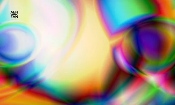 Abstracto Suave Gradiente Colores Brillante Llamarada Efecto Movimiento Auroras Boreales — Archivo Imágenes Vectoriales