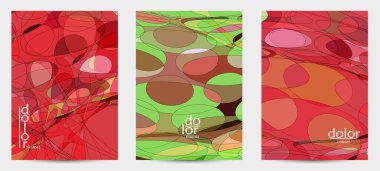 Fütürist çok renkli tel çerçeve geometrik şekilli soyut vektör uçuş şablonu. Üç boyutlu dijital bilim modeli konsepti. Web teknolojisi kapak tasarımı. Dalgalı çizgiler ve ızgara dokusu.