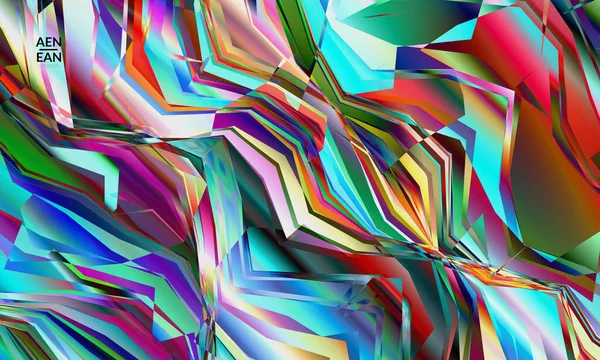 Fondo Pantalla Vector Abstracto Patrón Color Vibrante Geométrico Diagonal Luz — Vector de stock