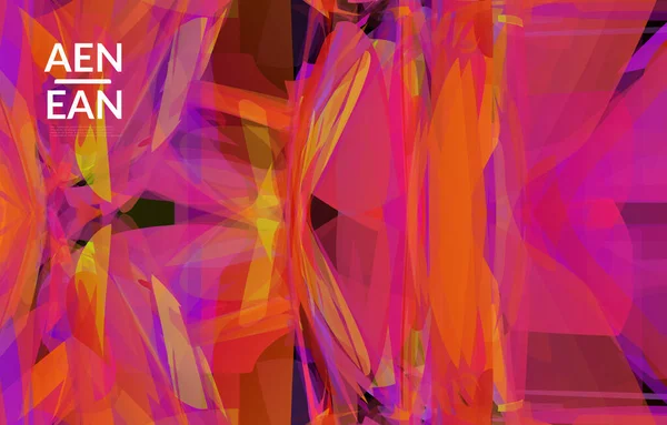 Абстрактная Разноцветная Раздробленная Стеклянная Текстура Прозрачные Перекрывающиеся Острые Частицы Создают — стоковый вектор