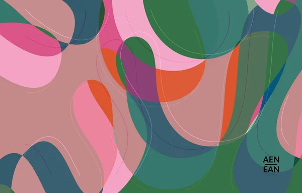 Papier Peint Vectoriel Abstrait Motif Art Terrazzo Avec Des Formes — Image vectorielle