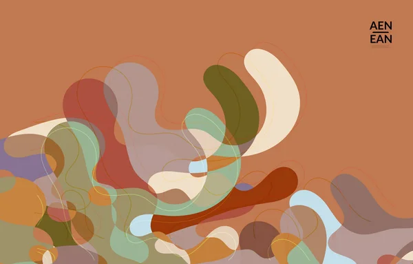 Papier Peint Vectoriel Abstrait Motif Art Terrazzo Avec Des Formes — Image vectorielle