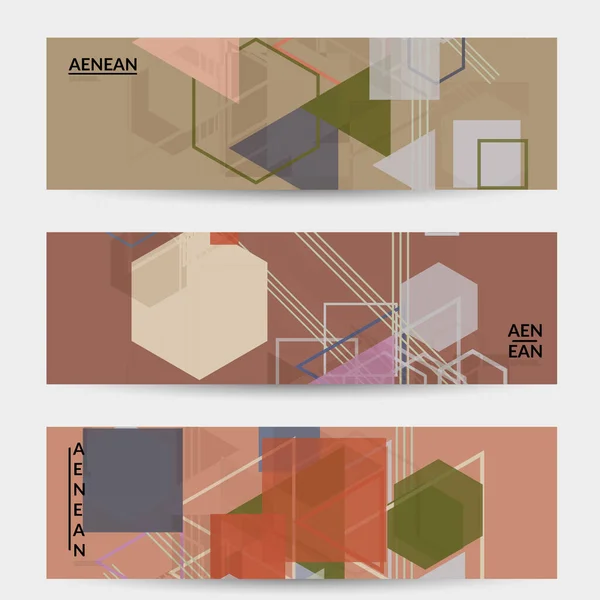 Abstrakte Geometrische Textur Mitte Des Jahrhunderts Modernes Design Mit Geometrischen — Stockvektor