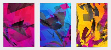 Soyut, rengarenk, parçalanmış cam dokusu. Şeffaf üstüste binen keskin parçacıklar buz kristali dijital etkisi yaratır. Patlama patlayıcısının hareket düzeni. Arkaplan şablonu rastgele kırılgan hareket.