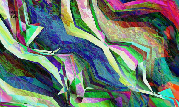 Fondo Pantalla Vector Abstracto Patrón Color Vibrante Geométrico Diagonal Luz — Vector de stock