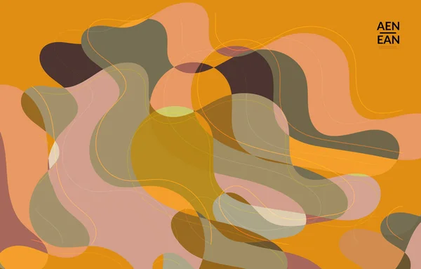 Fondo Pantalla Vector Abstracto Patrón Terrazo Arte Con Formas Abstractas — Vector de stock