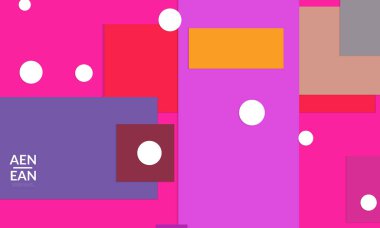 Kağıt kesikli, geometrik şekilli soyut ağ duvar kağıdı. Klasik poster. Retro renkli vektör arkaplan nesnelerine sahip sanat. Malzeme tasarımı. Doğal çevre için pazarlama teknolojileri