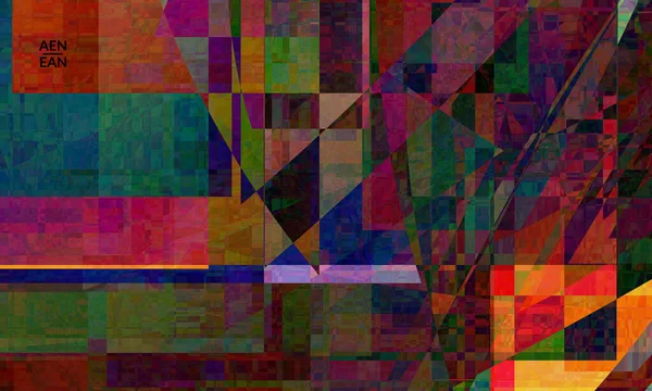 Motif Ondulé Multicolore Chevauchant Gradient Formes Filtrées Vibrant Effet Lumière — Image vectorielle
