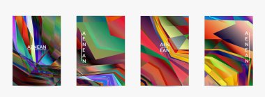 Soyut vektör uçuş şablonu. Çapraz geometrik renkli desen. Mikroskobik görüş kristal yapısında polarize ışık. Dinamik bilgisayar filtrelenmiş çok renkli sanatsal arkaplan.