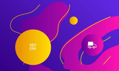 Kaybolan dalgalarla soyut geometrik arkaplan. Sosyal medya afişi için modern şablon. Düz arkaplan üzerinde gerçekçi gölgesi olan çağdaş malzeme tasarımı