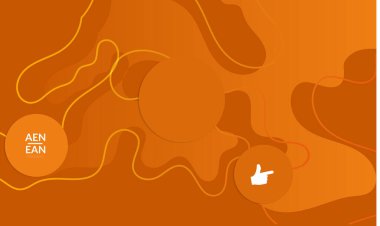 Kaybolan dalgalarla soyut geometrik arkaplan. Sosyal medya afişi için modern şablon. Düz arkaplan üzerinde gerçekçi gölgesi olan çağdaş malzeme tasarımı