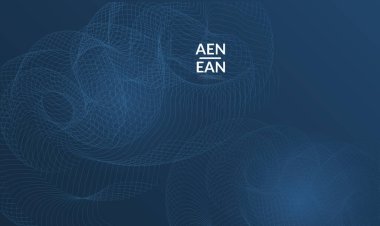 Parlak eğimli eğimli soyut şablonlar. Dalgalı karışım basit bir arkaplan. Pazarlama teknolojisi için minimum modern tasarım