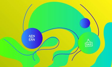 Kaybolan dalgalarla soyut geometrik arkaplan. Sosyal medya afişi için modern şablon. Düz arkaplan üzerinde gerçekçi gölgesi olan çağdaş malzeme tasarımı