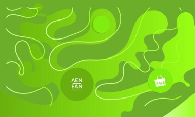 Kaybolan dalgalarla soyut geometrik arkaplan. Sosyal medya afişi için modern şablon. Düz arkaplan üzerinde gerçekçi gölgesi olan çağdaş malzeme tasarımı