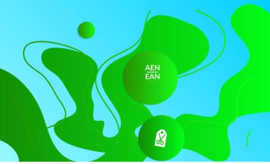 Kaybolan dalgalarla soyut geometrik arkaplan. Sosyal medya afişi için modern şablon. Düz arkaplan üzerinde gerçekçi gölgesi olan çağdaş malzeme tasarımı