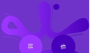 Kaybolan dalgalarla soyut geometrik arkaplan. Sosyal medya afişi için modern şablon. Düz arkaplan üzerinde gerçekçi gölgesi olan çağdaş malzeme tasarımı